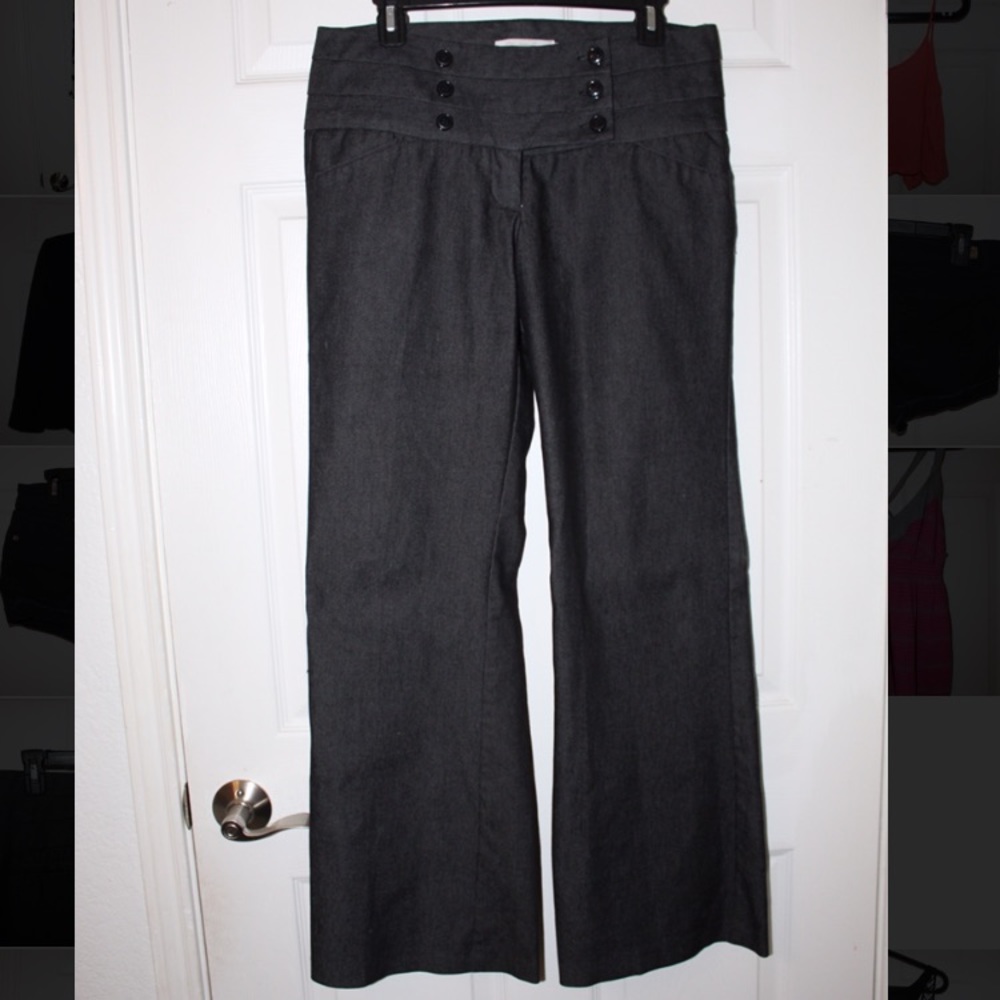 Dark gray dress pants